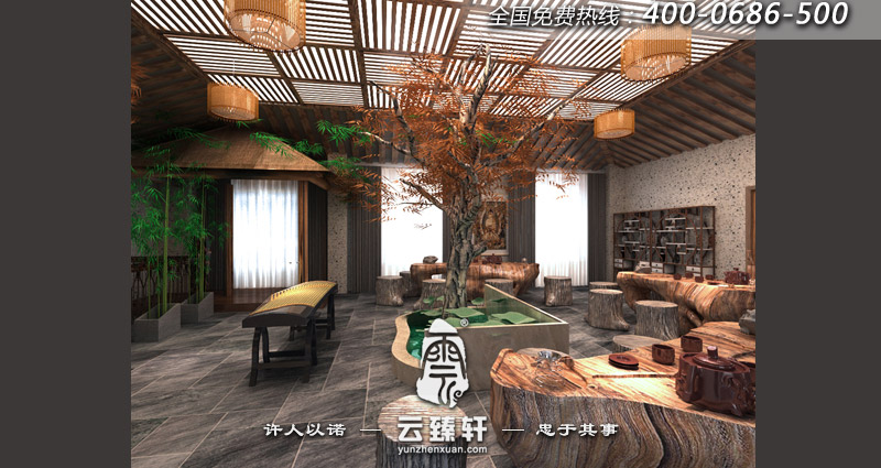 农家茶楼装修