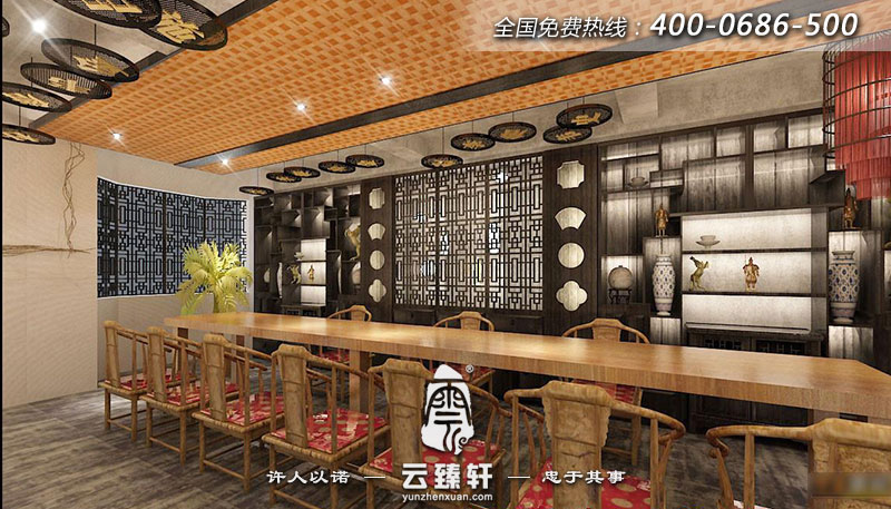 茶馆装饰效果图