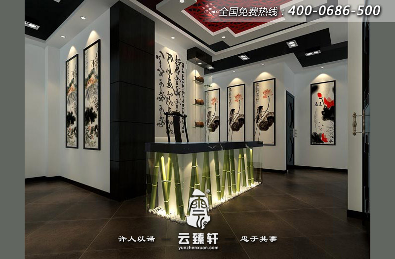 茶馆装饰效果图