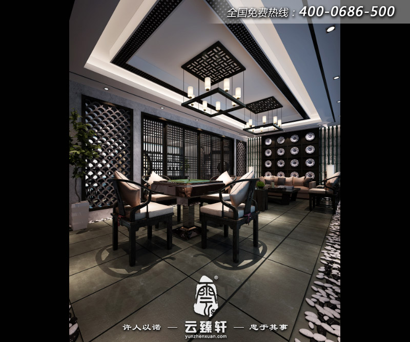 现代中式茶楼设计