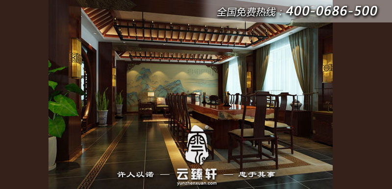 茶楼空间设计效果图